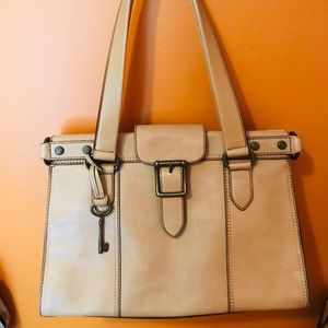 Fossil Leather Shoulder Bag